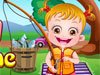 Baby Hazel Fishing Time